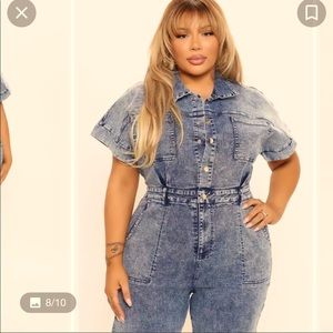 Fashionova denim jumpsuit